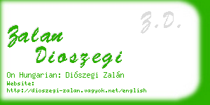zalan dioszegi business card